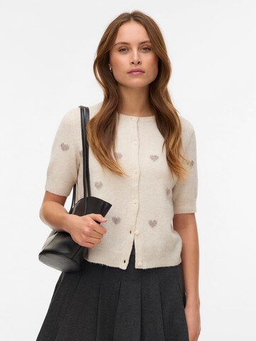 Geacă tricotată 'VMDOFFY' de la VERO MODA pe bej: față