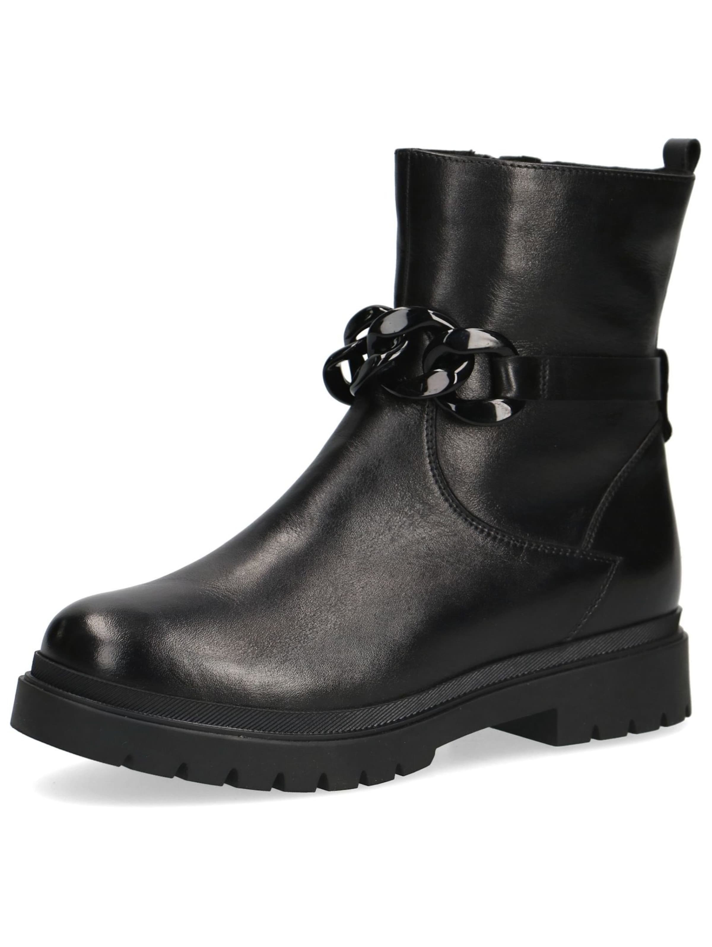 Bottines CAPRICE en noir : devant