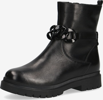 Bottines CAPRICE en noir : devant