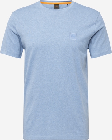 T-Shirt 'Tales' BOSS en bleu : devant