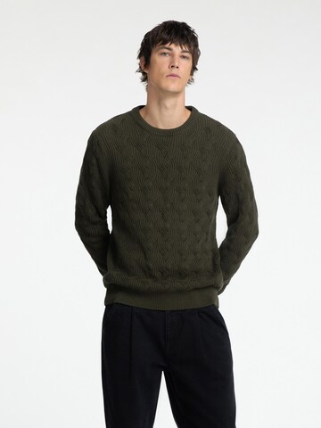 SELECTED HOMME Pullover in Grün: Vorderseite