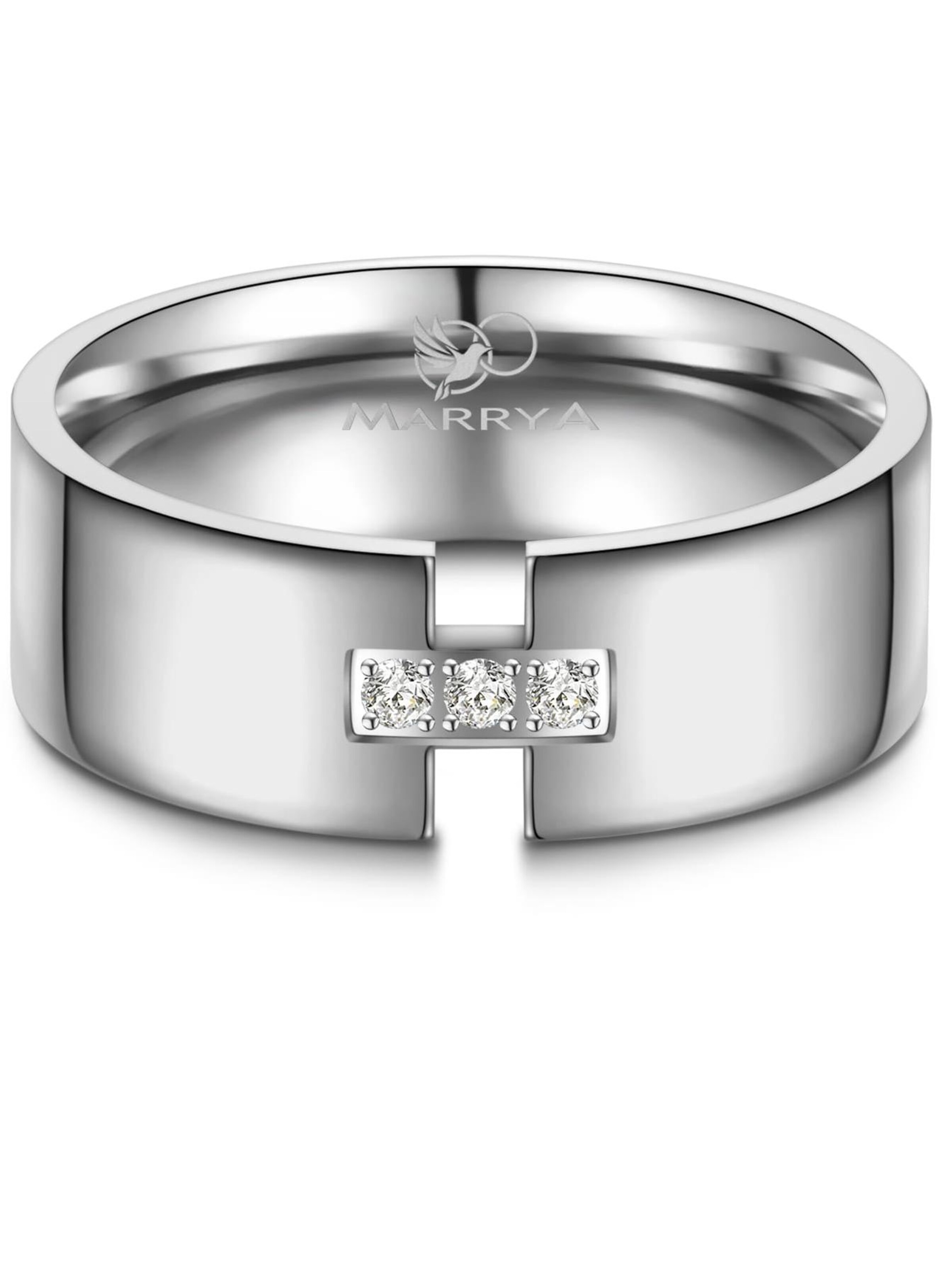 MARRYA Ring 'MARRYA TI-07 Ehering aus Titan' in Silver