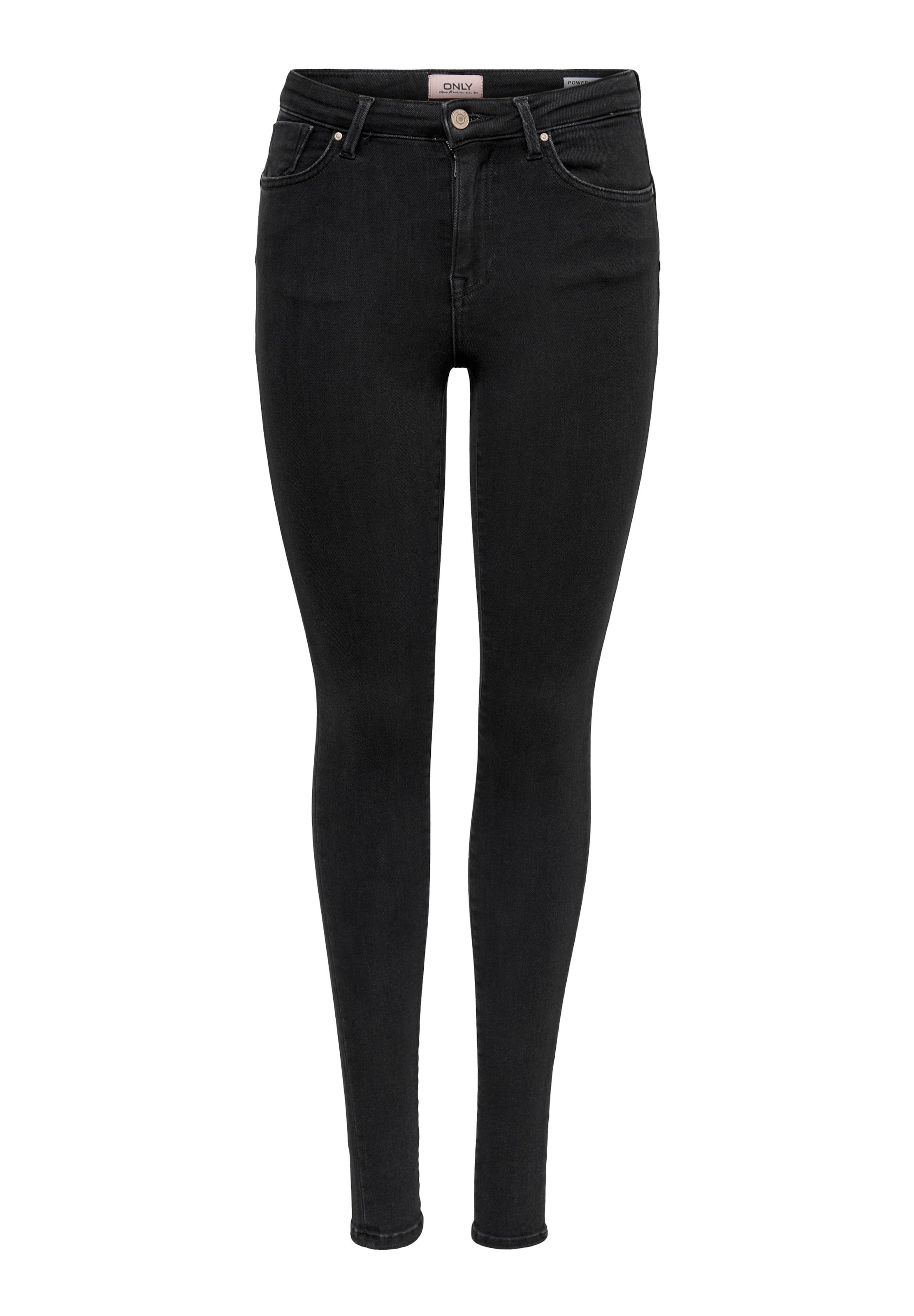 ONLY Skinny Jeans 'Power' in Schwarz