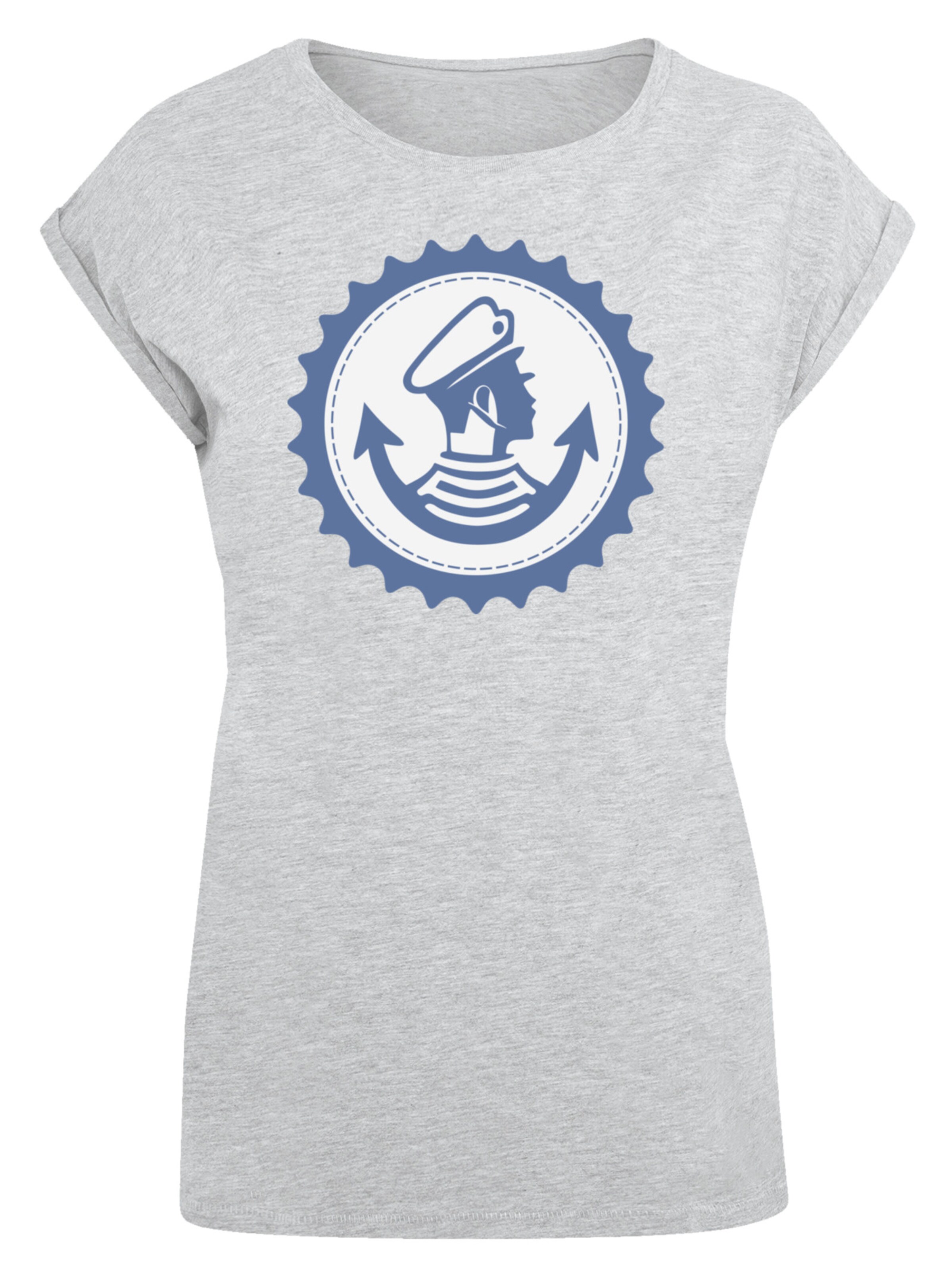 T-shirt 'Knut und Jan Hamburg' F4NT4STIC en gris : devant