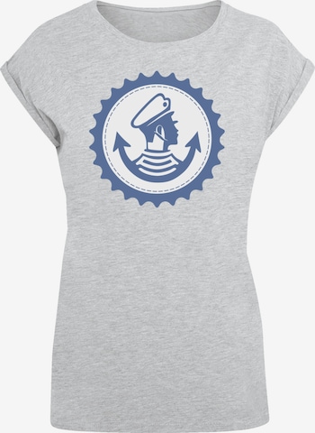 T-shirt 'Knut und Jan Hamburg' F4NT4STIC en gris : devant