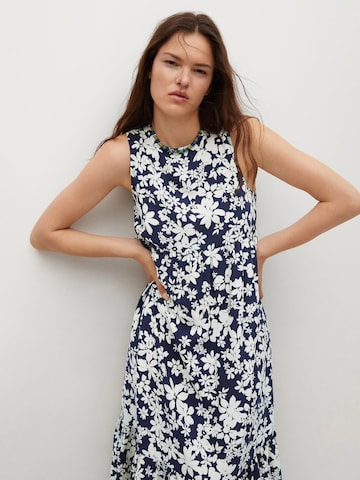 MANGO Letní šaty 'Good-h' – modrá