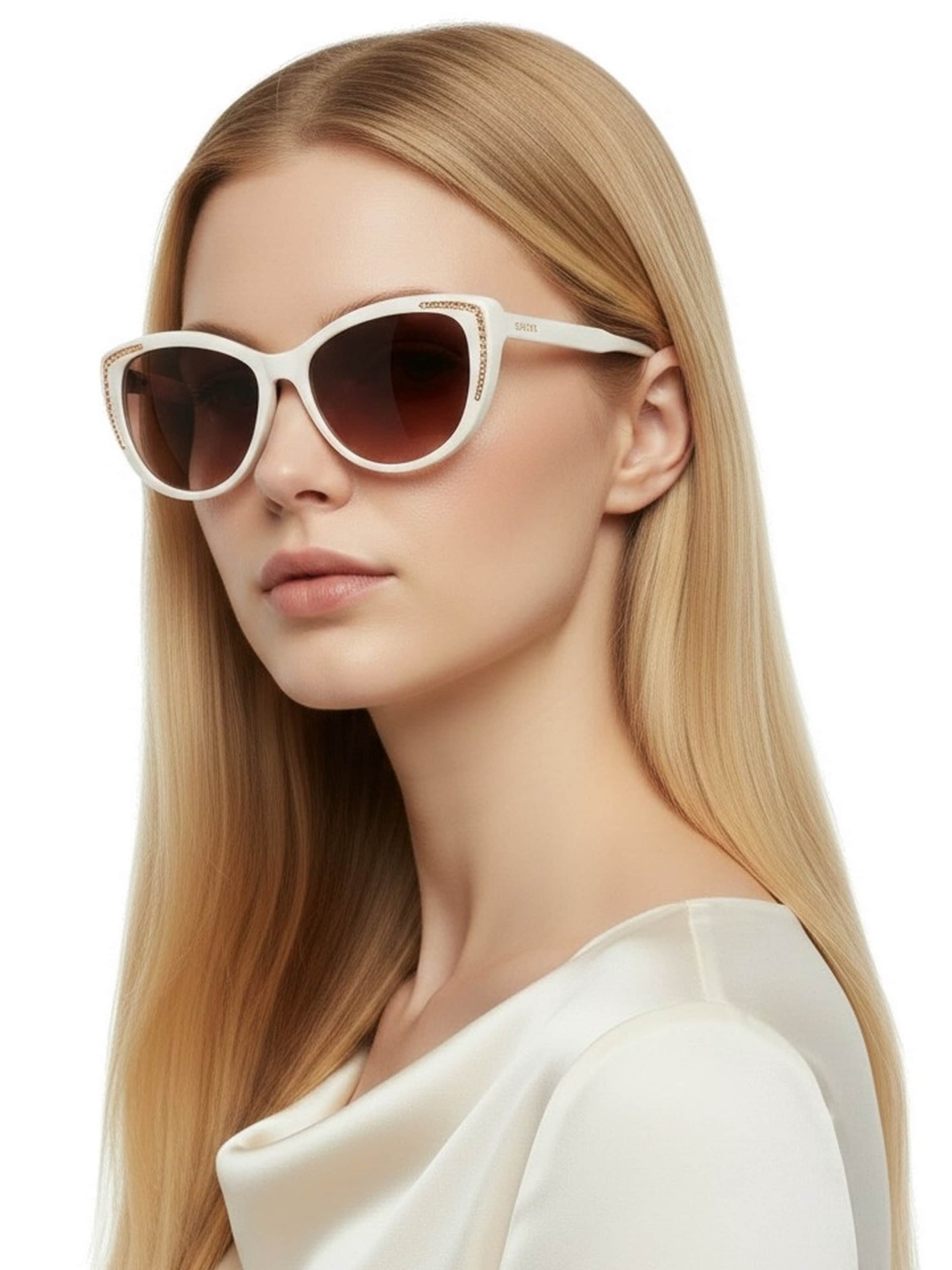 GUESS Sunglasses 'Sonnenbrille' in Beige