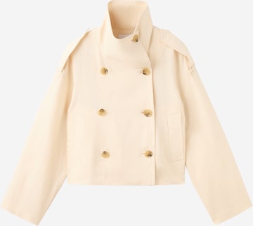 Manteau mi-saison 'Cala' MANGO en beige : devant