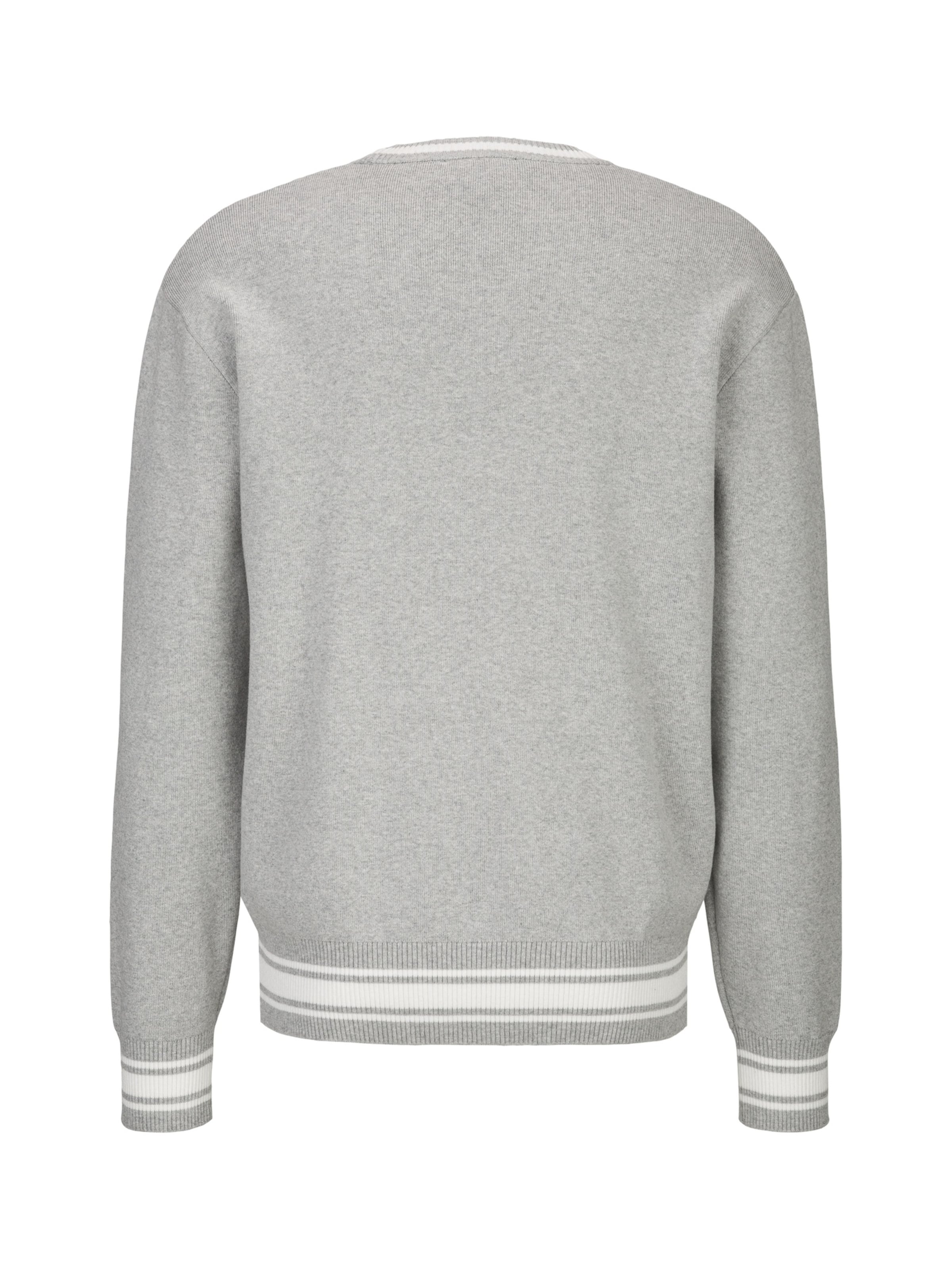 19V69 ITALIA Pullover 'Anteo College' in Grau