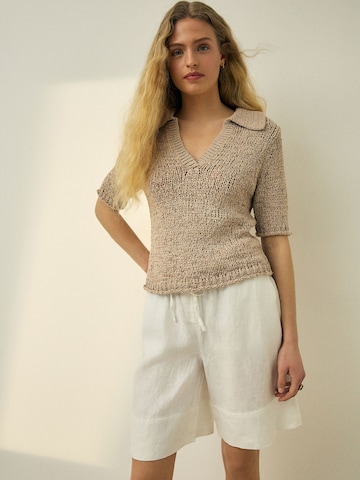 Regular Pantalon 'N. Premium' Next en blanc