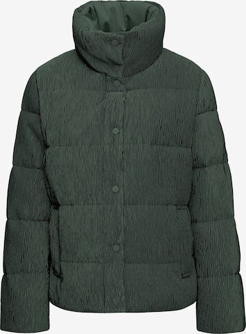 MANISA Winter Coat 'Steppjacke' in Green: front