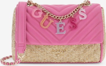 GUESS Laukku värissä vaaleanpunainen: etupuoli