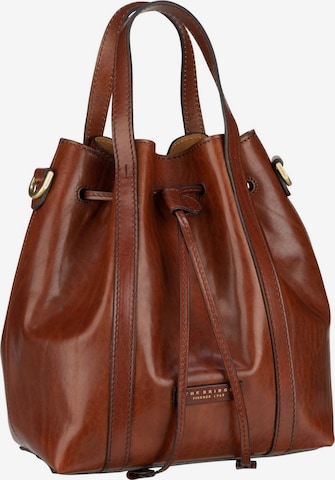 The Bridge Handbag in Brown: front