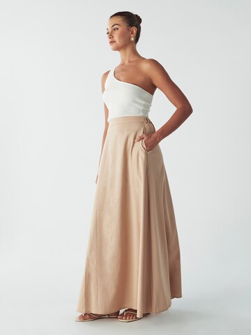Gonna 'Saras' di Willa in beige