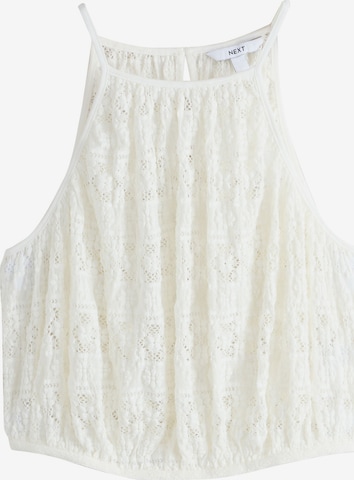 Top di Next in beige: frontale