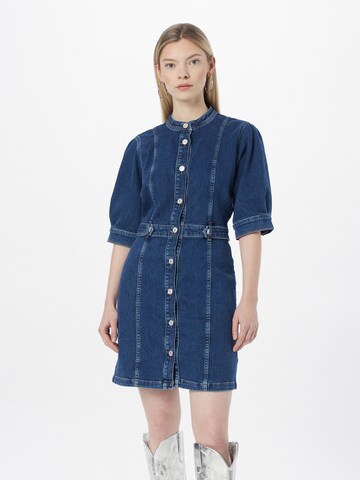 Robe-chemise 'MARINA' 7 for all mankind en bleu : devant