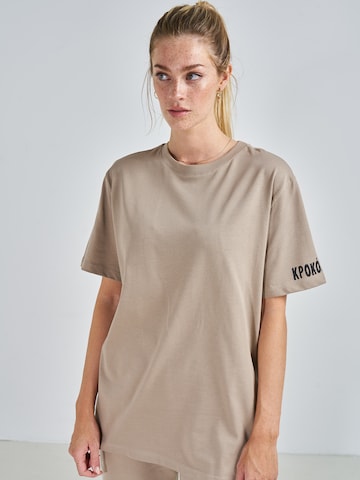ABOUT YOU x Swalina&Linus Shirt 'Toni' in Beige