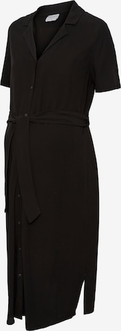 Pieces Maternity Shirt Dress 'Olivia' in Black: front