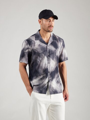 Regular fit Camicia 'SLHREGAIR' di SELECTED HOMME in nero: frontale