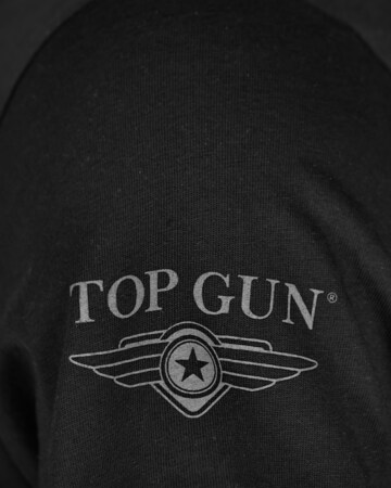 TOP GUN Shirt in Schwarz