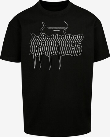 MJ Gonzales Shirt 'METAMORPHOSE V.1' in Black: front