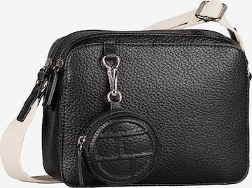 TOM TAILOR Umhängetasche 'Rima' in Schwarz: Vorderseite