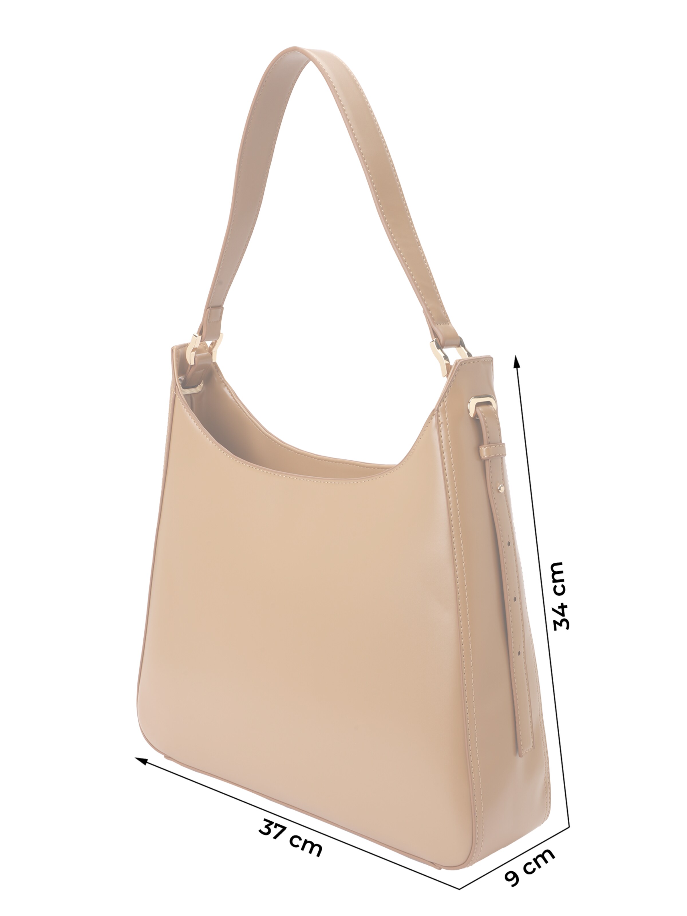 Seidenfelt Schultertasche 'Arvaja' in Braun