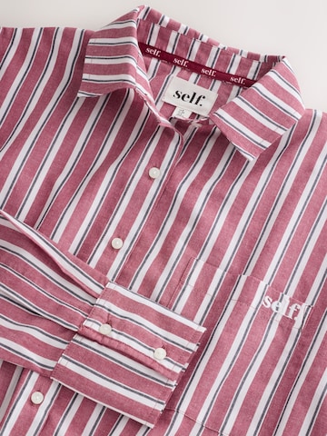 Chemise de nuit self. en rouge