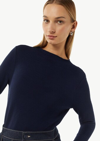 T-shirt comma casual identity en bleu
