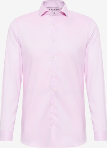 ETERNA Slim fit Overhemd in Roze: voorkant