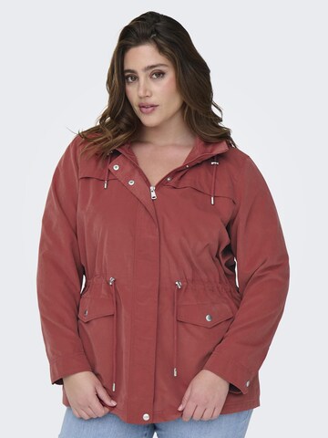 Parka di mezza stagione 'CARNewstarline' di ONLY Carmakoma in rosso
