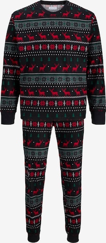 JACK & JONES Hausanzug 'JACTristan' in Schwarz: Vorderseite
