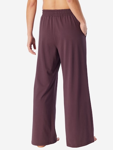 SCHIESSER Pyjamabroek ' Mix & Relax ' in Bruin