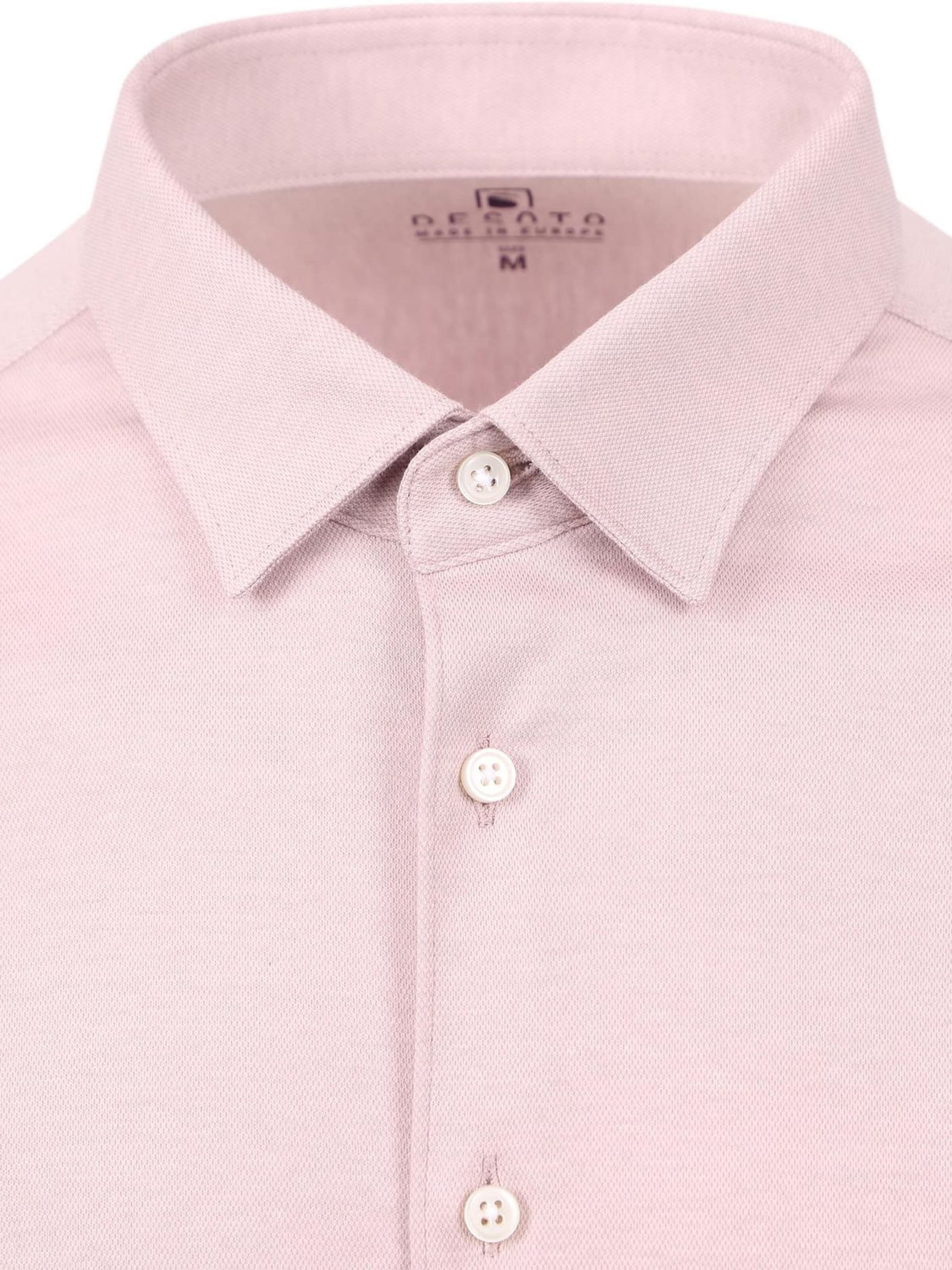 DESOTO Slim fit Button Up Shirt 'Modern Kent' in Pink