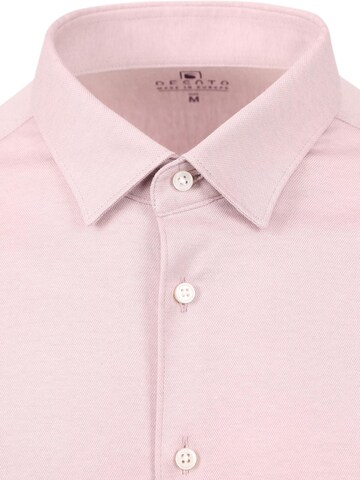 DESOTO Slim fit Button Up Shirt 'Modern Kent' in Pink