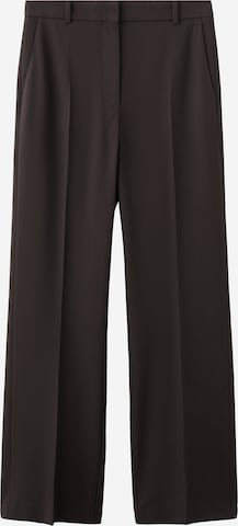 MANGOregular Hlače na crtu 'BERGEN' - smeđa boja: prednji dio