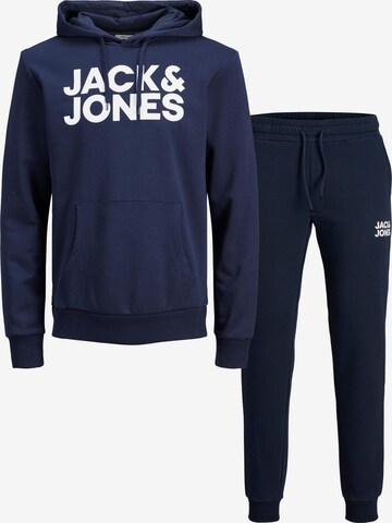 JACK & JONES Sweat suit in Blue: front