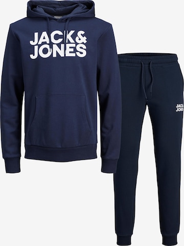 JACK & JONES بدلة للجري بلون أزرق: الأمام
