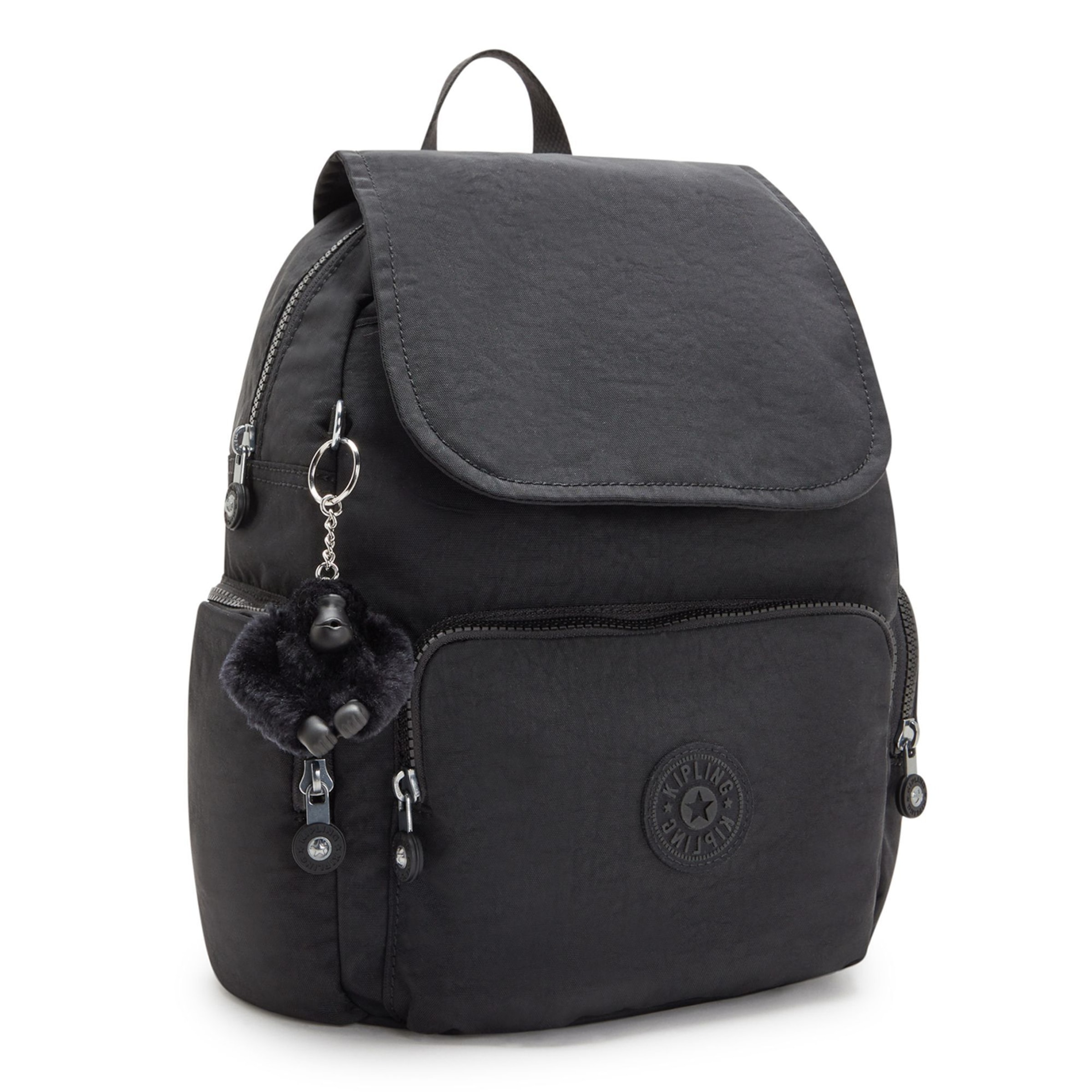 KIPLING City Zip S City Rucksack S 33.5 cm in Schwarz