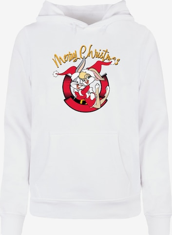 ABSOLUTE CULT Sweatshirt 'Looney Tunes - Lola Merry Christmas' in White: front