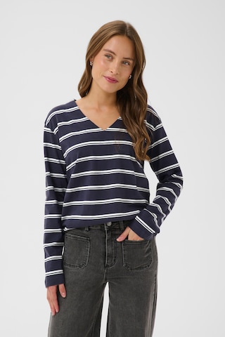 Kaffe - Blusa en gris: frente