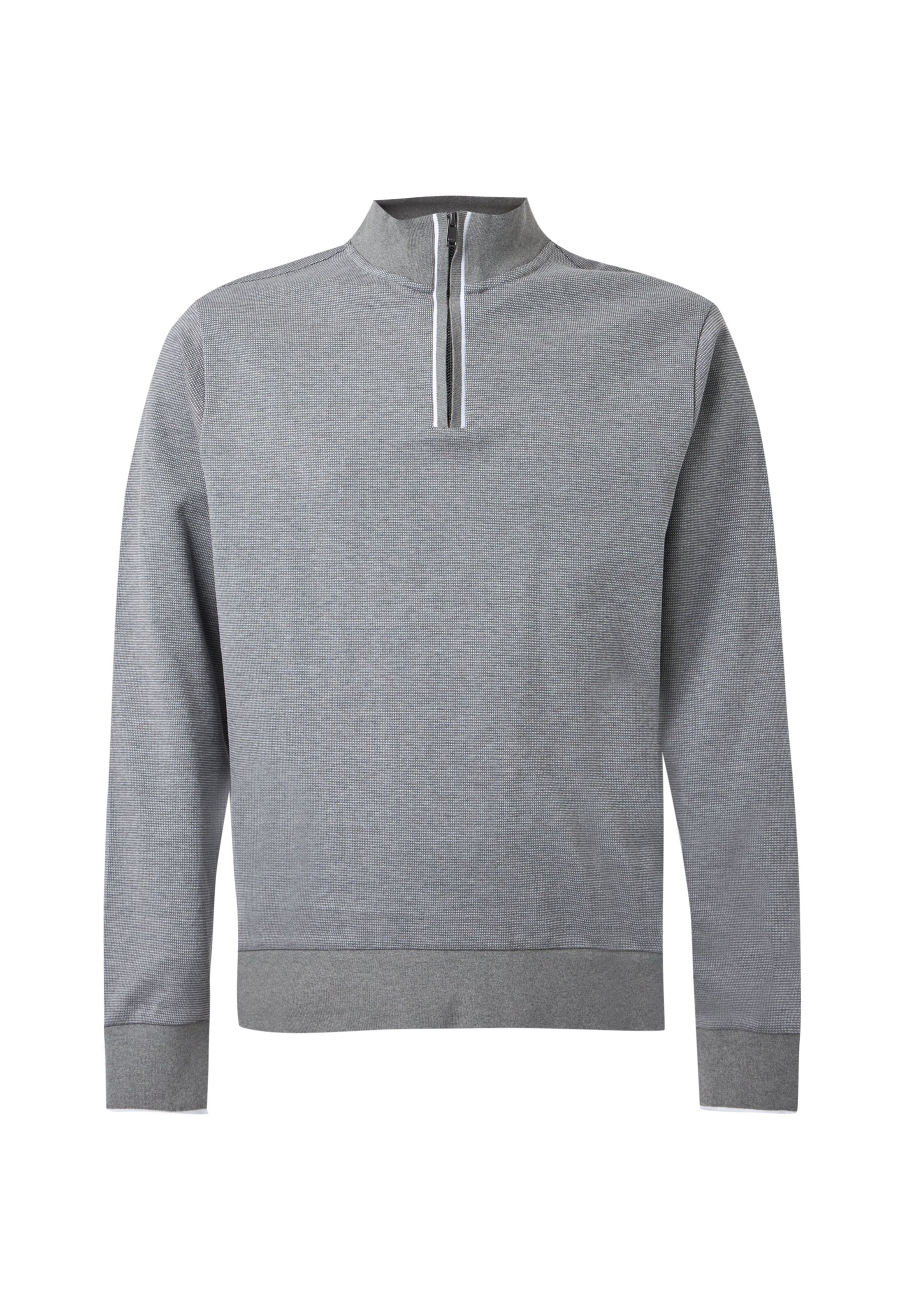 BOSS - Pullover 'Sidney 80' em cinzento: frente