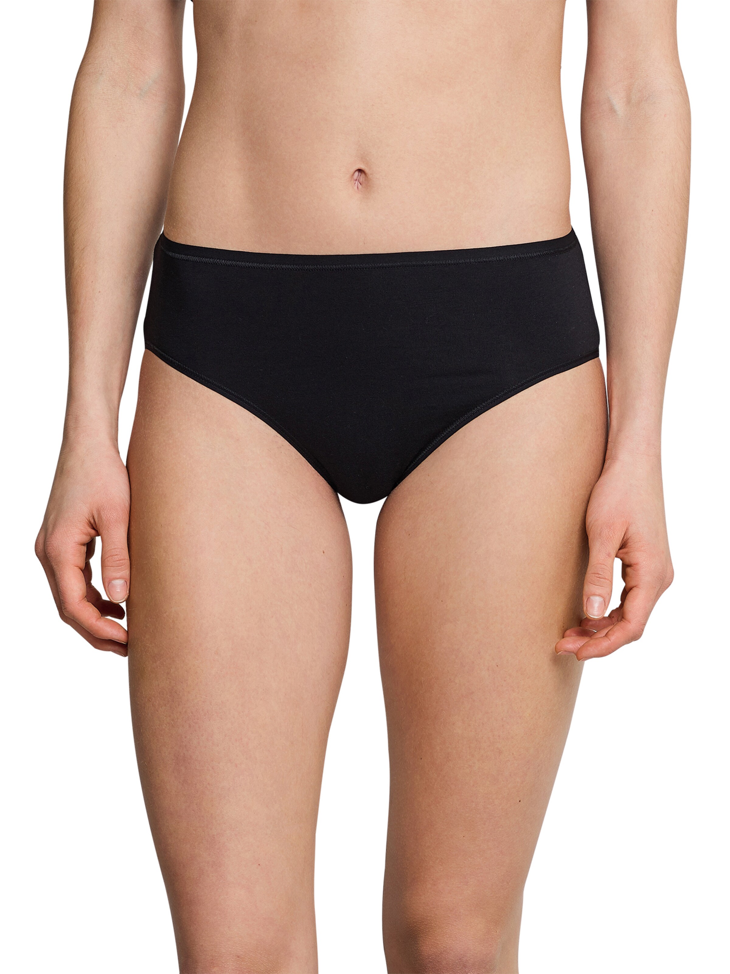 SCHIESSER Slip &#x27;Essentials&#x27; in Zwart: voorkant