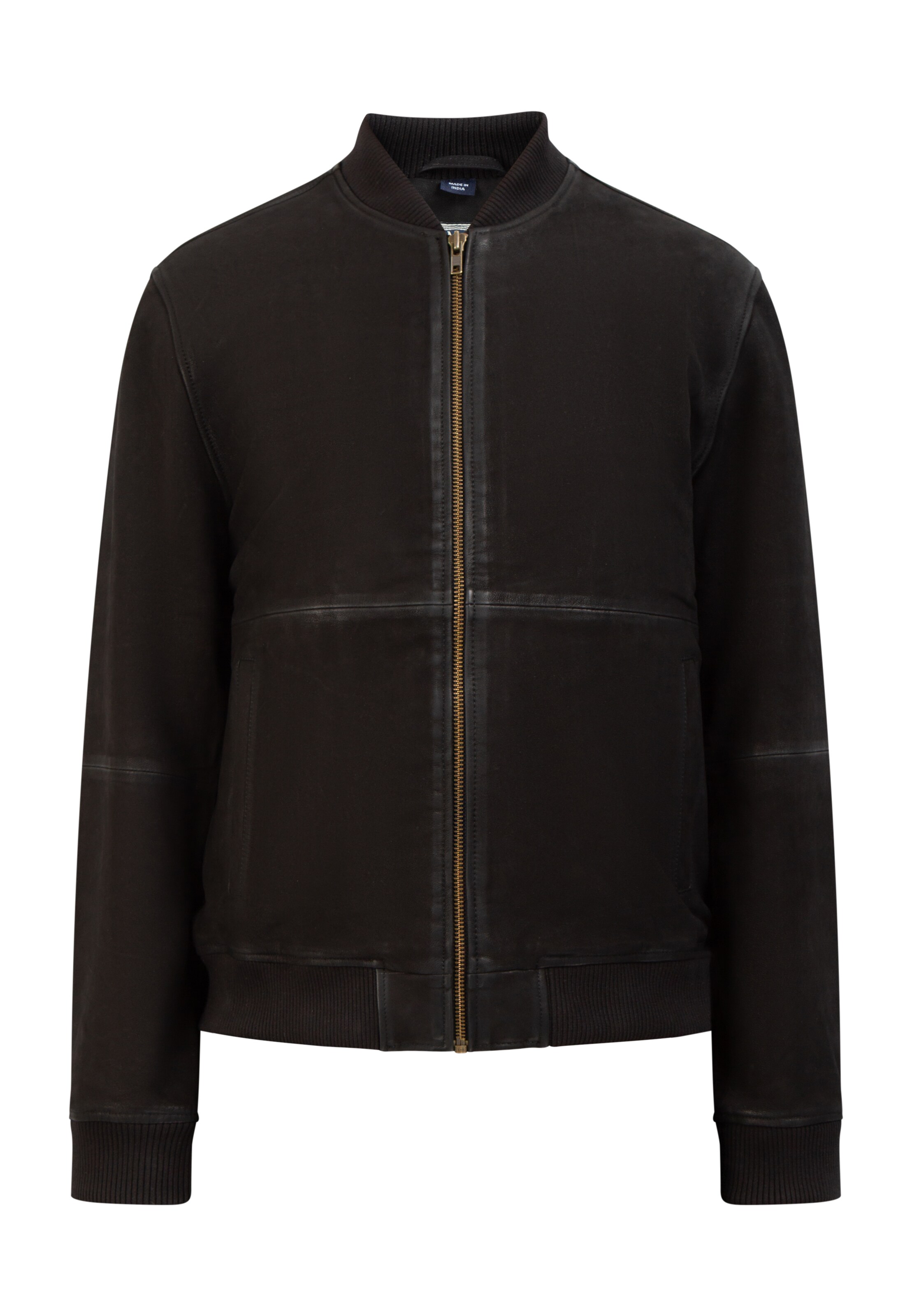 DreiMaster Vintage Übergangsjacke in Schwarz: Vorderseite