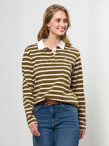 U.S. POLO ASSN. Shirt ' UWLesley ' in Groen: voorkant