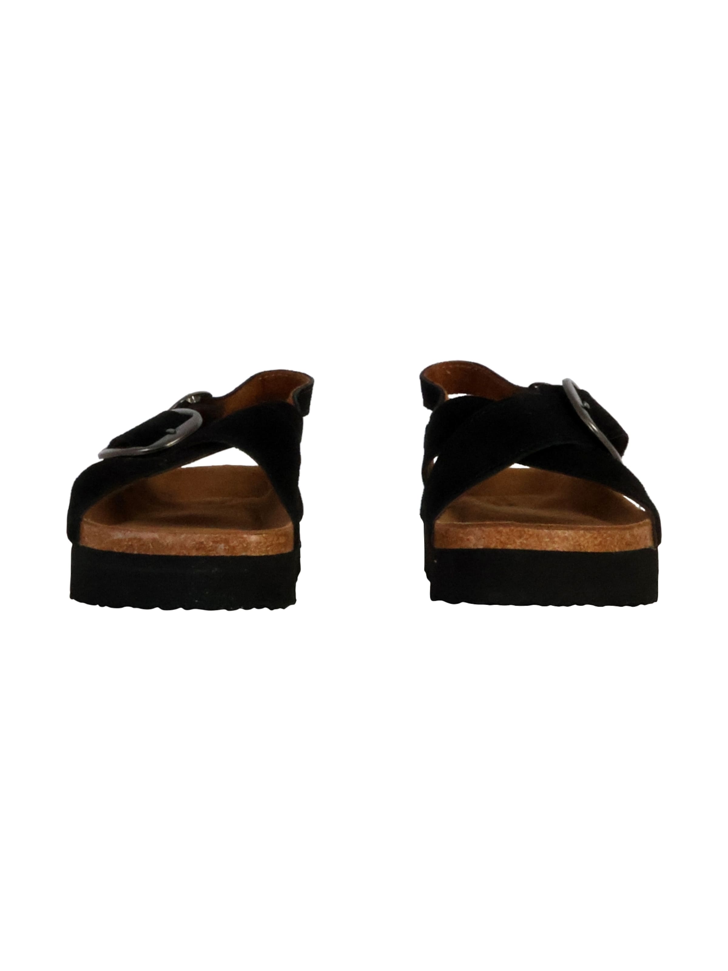 terre de marins Sandals in Black