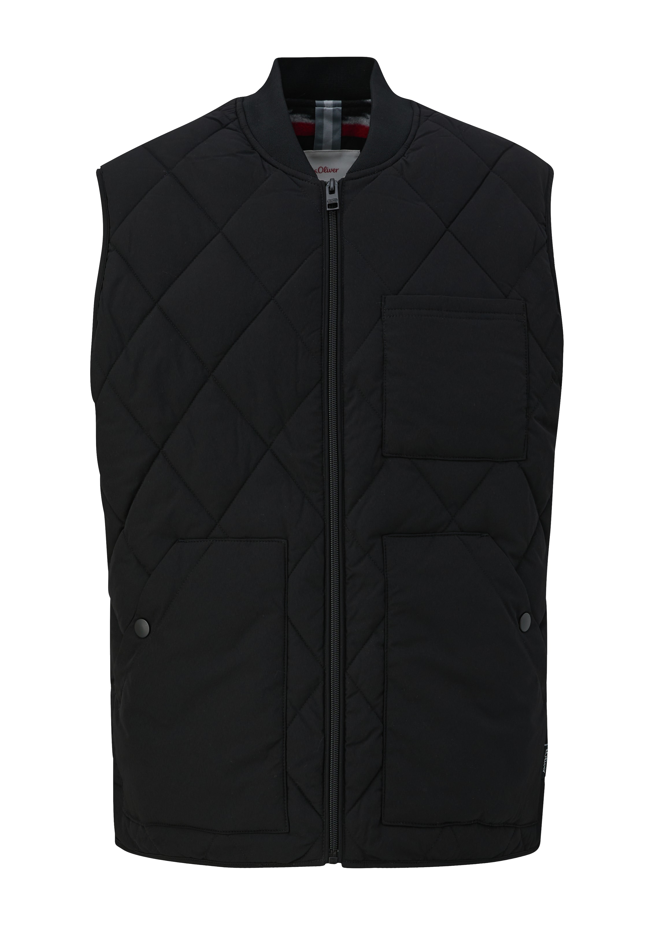 s.Oliver Weste in Schwarz: Vorderseite