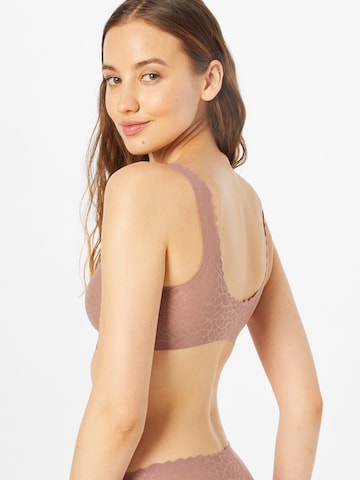 SLOGGI Bralette Bra 'Zero Feel Lace 2.0' in Pink