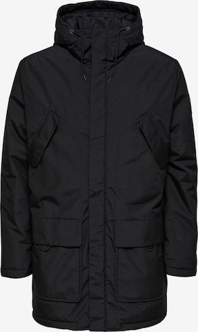 SELECTED HOMME Between-Season Jacket 'Hector' in Black: front