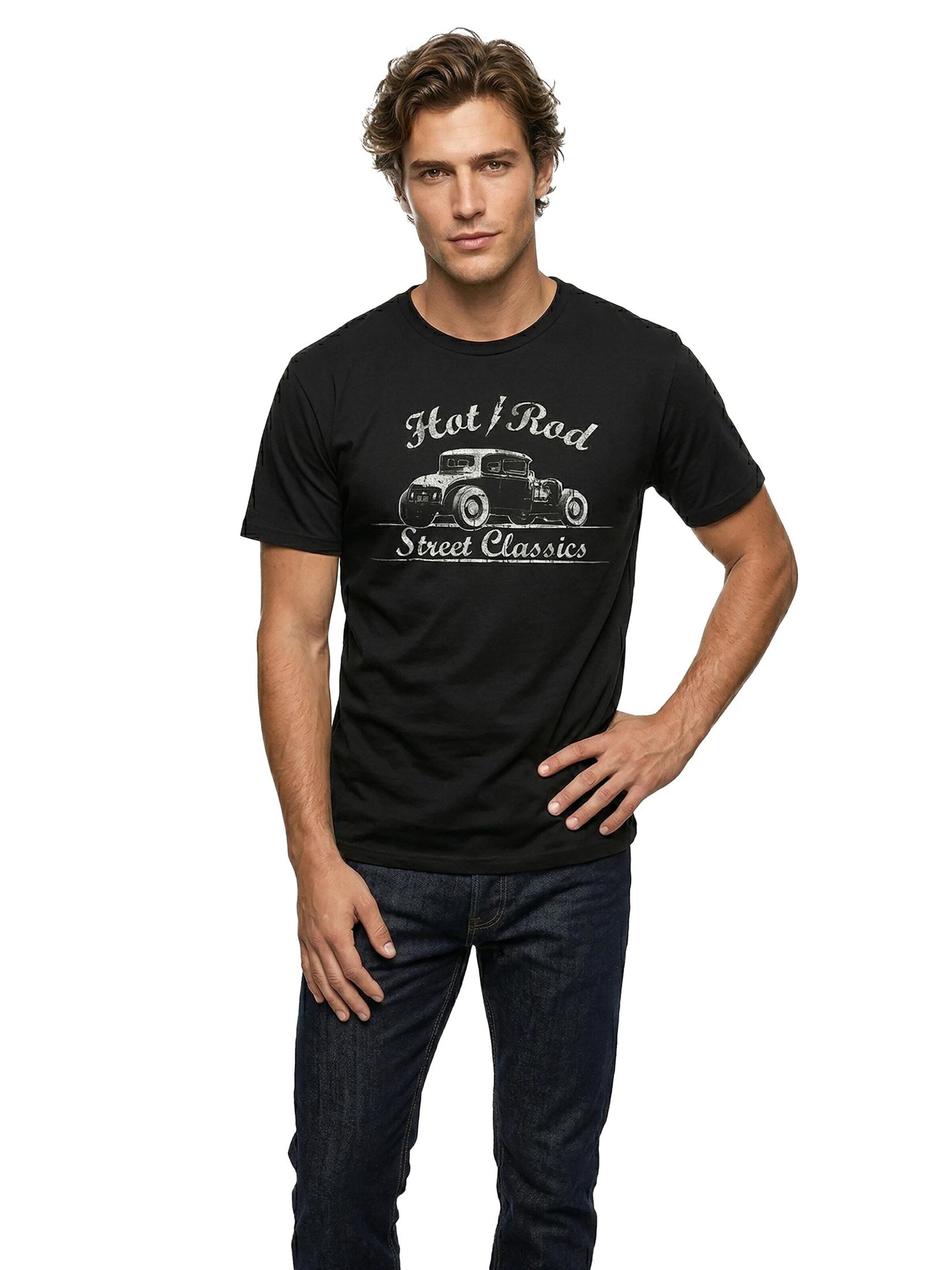 MAKAYA Shirt 'Hot Rod ( Flash )' in Black